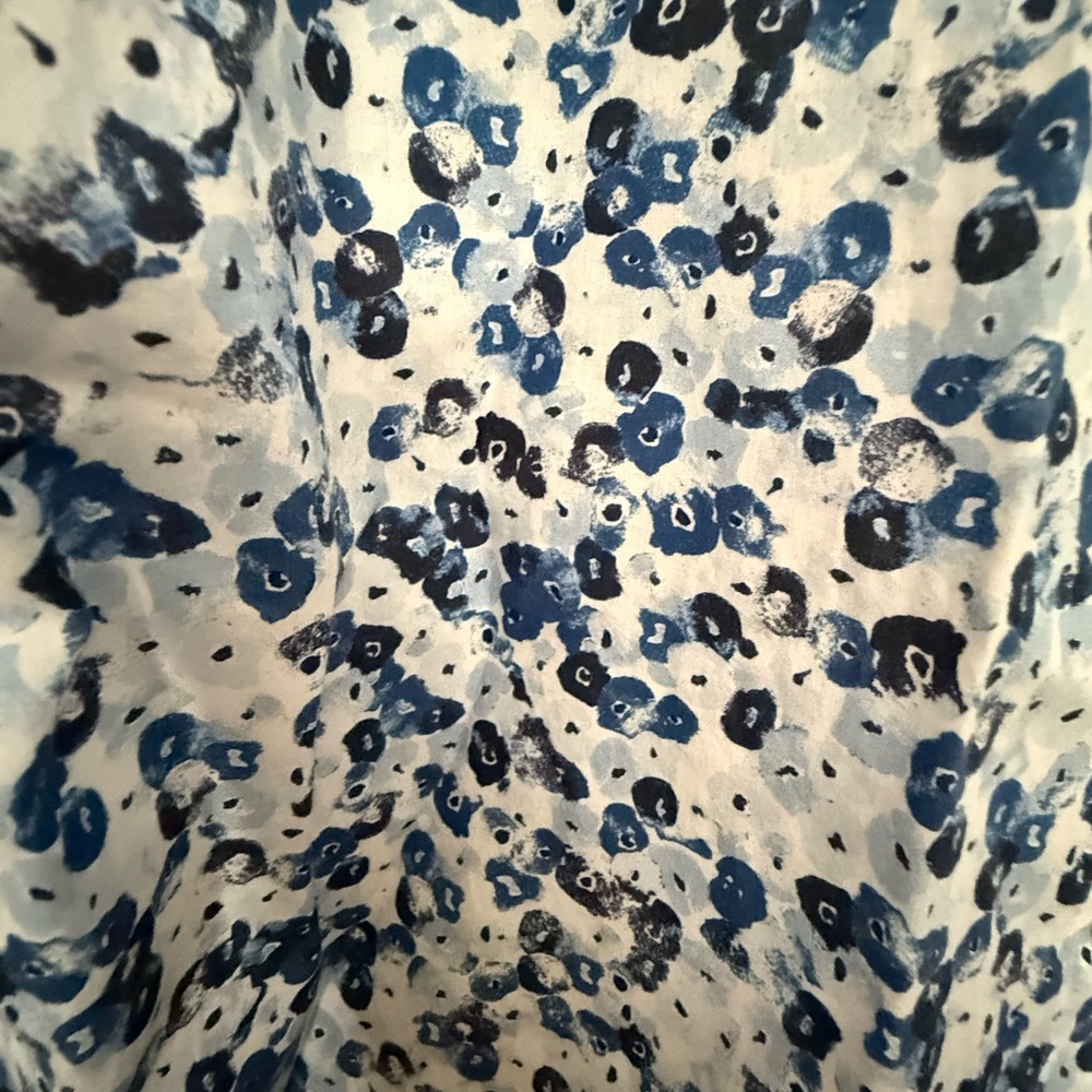 Frank & Eileen Blue and White Floral